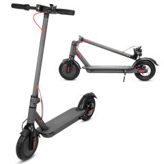 Superrio Portable Electric Scooter-350W Motor Rechargeable Folding Scooter for Teenagers and Adults with Headlight and Hand Brake