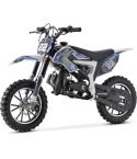 MotoTec Kids 50CC 2-Stroke Gas Dirt Bike (Blue)
