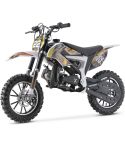 MotoTec Kids 50CC 2-Stroke Gas Dirt Bike (Yellow)
