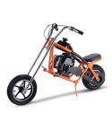 MotoTec 49cc 2 Stroke Gas Powered Mini Chopper, Mini Bike, Gas Mini Motorcycle (Orange)
