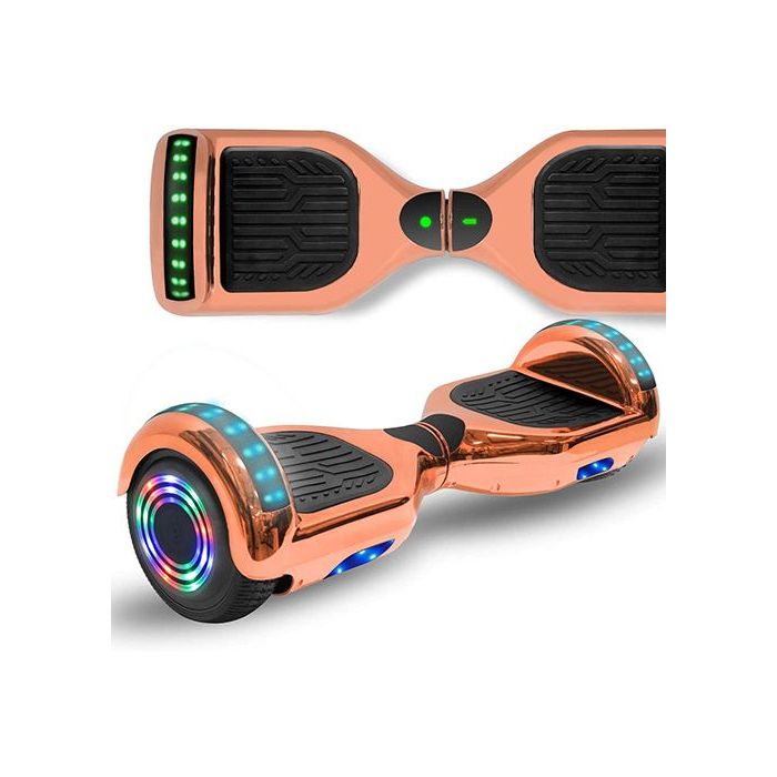 6.5“ Bluetooth Hoverboard Self-Balancing Scooter LED UL Pink No Bag 